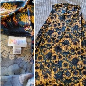 Lularoe Maxi size Large Sunflowers